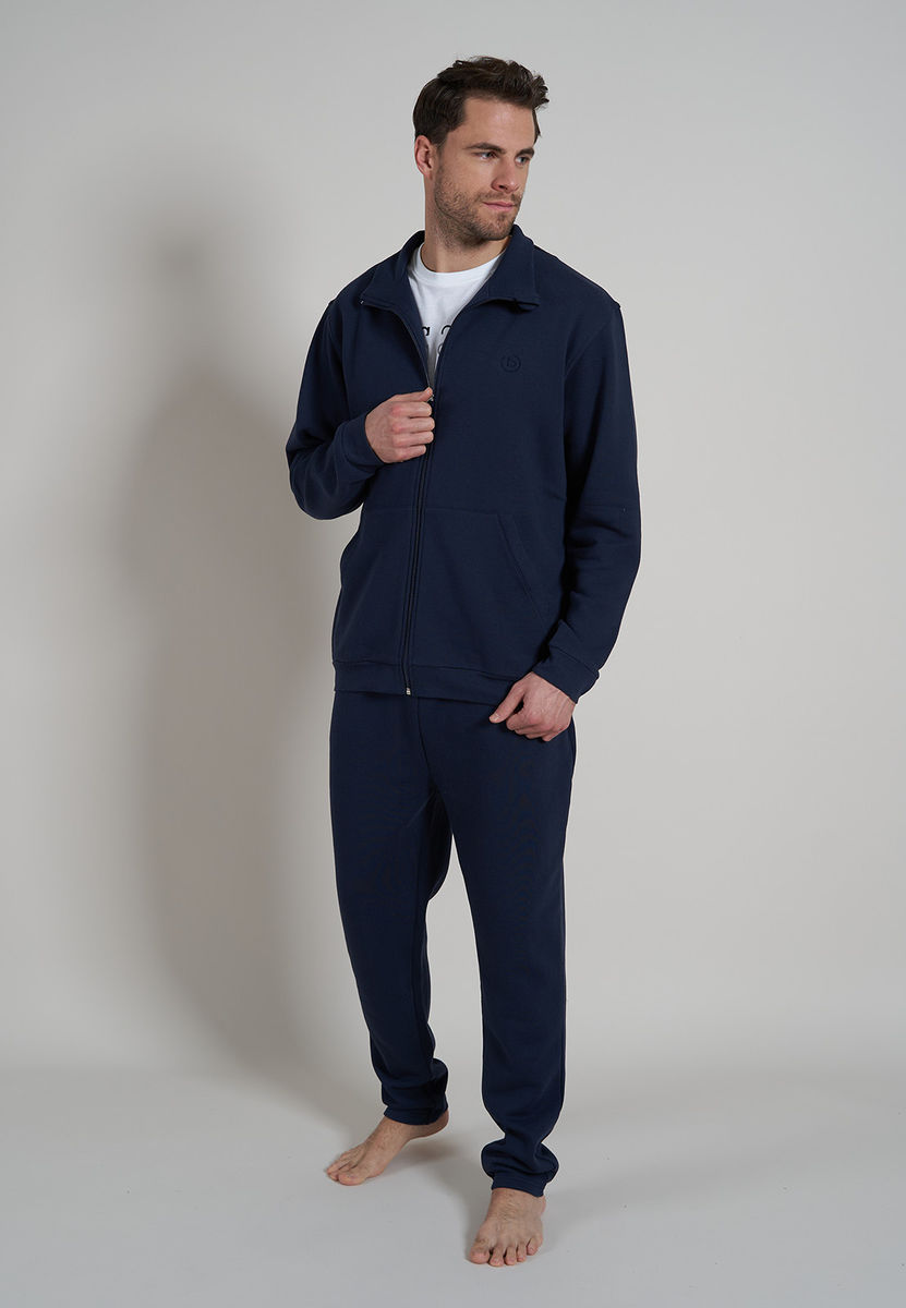 Bugatti heren huispak donker blauw