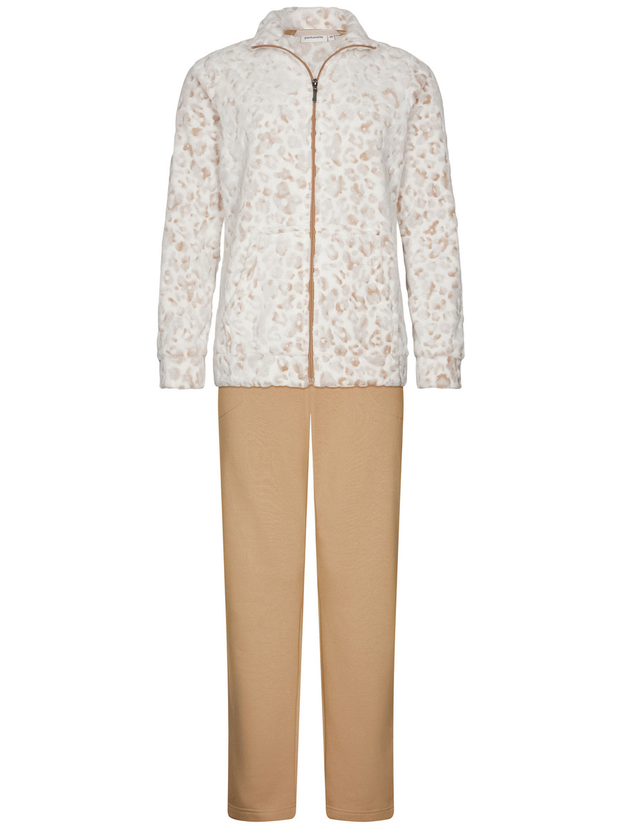 Duurzaam warm huispak panterprint