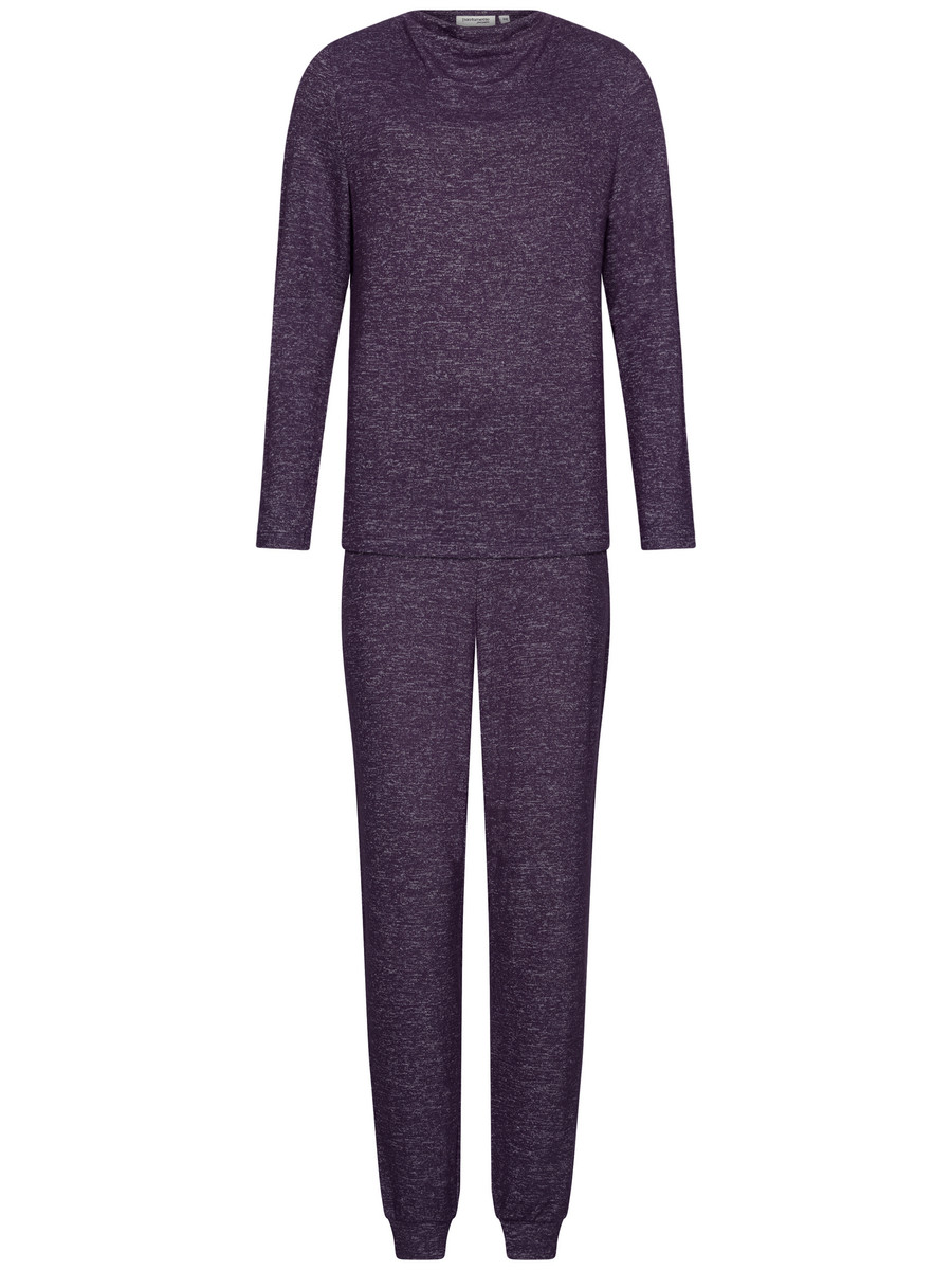 Paars melange huispak Pastunette