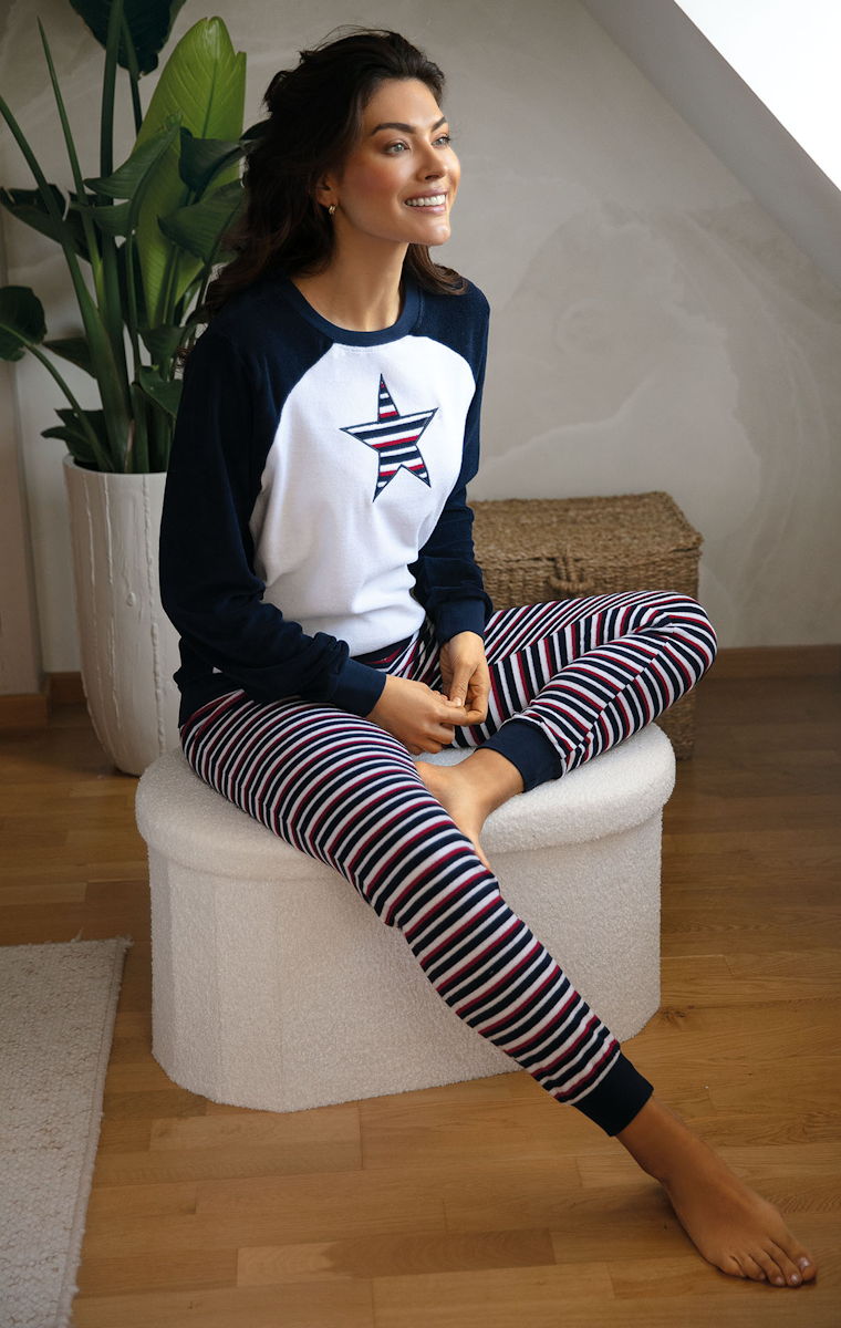 Badstoffen pyjama ster Comtessa