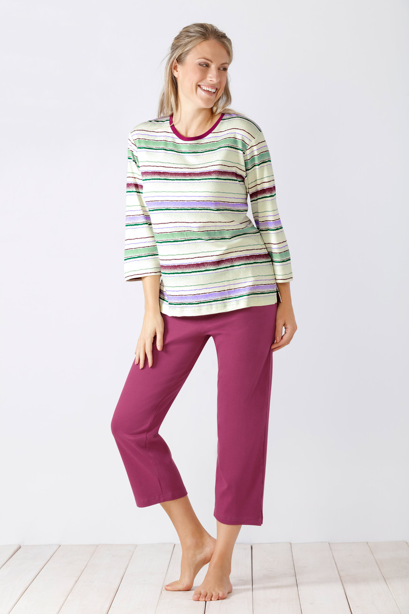 Gestreepte Hajo pyjama voor dames