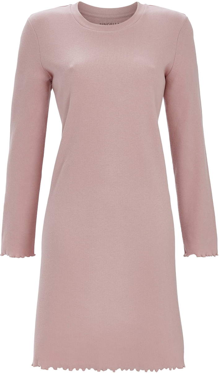 Roze nachthemd Ringella rib