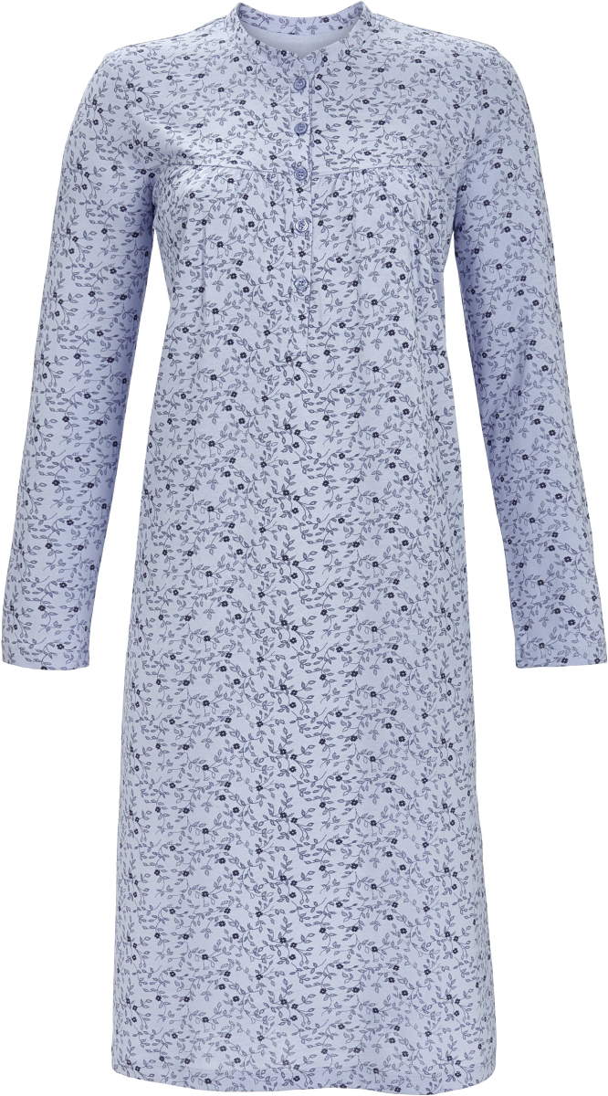 Katoenen nachthemd Ringella blauw