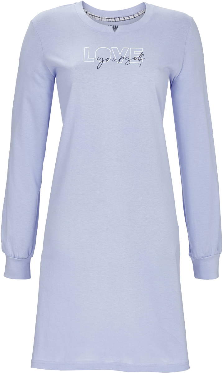 Katoenen Ringella nachthemd blauw