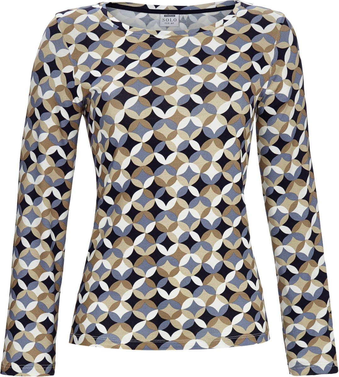 Katoenen pyjamashirt bont Ringella