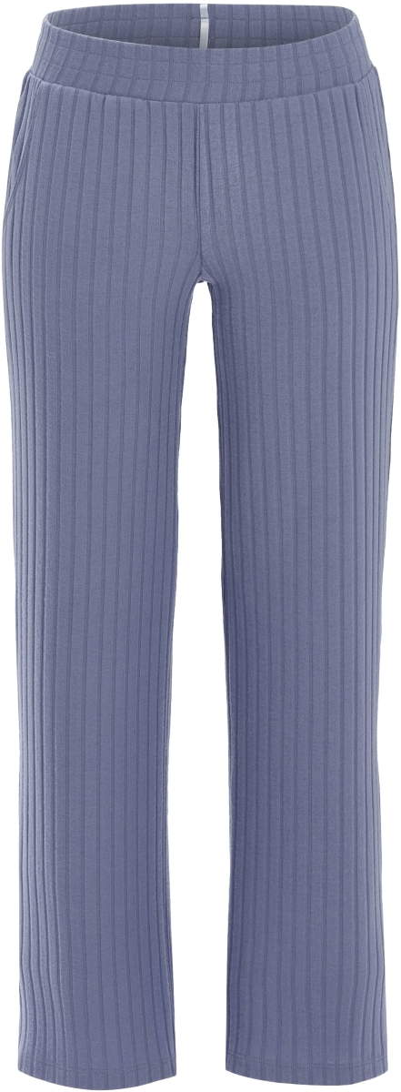 Rib pyjamabroek steenblauw Ringella