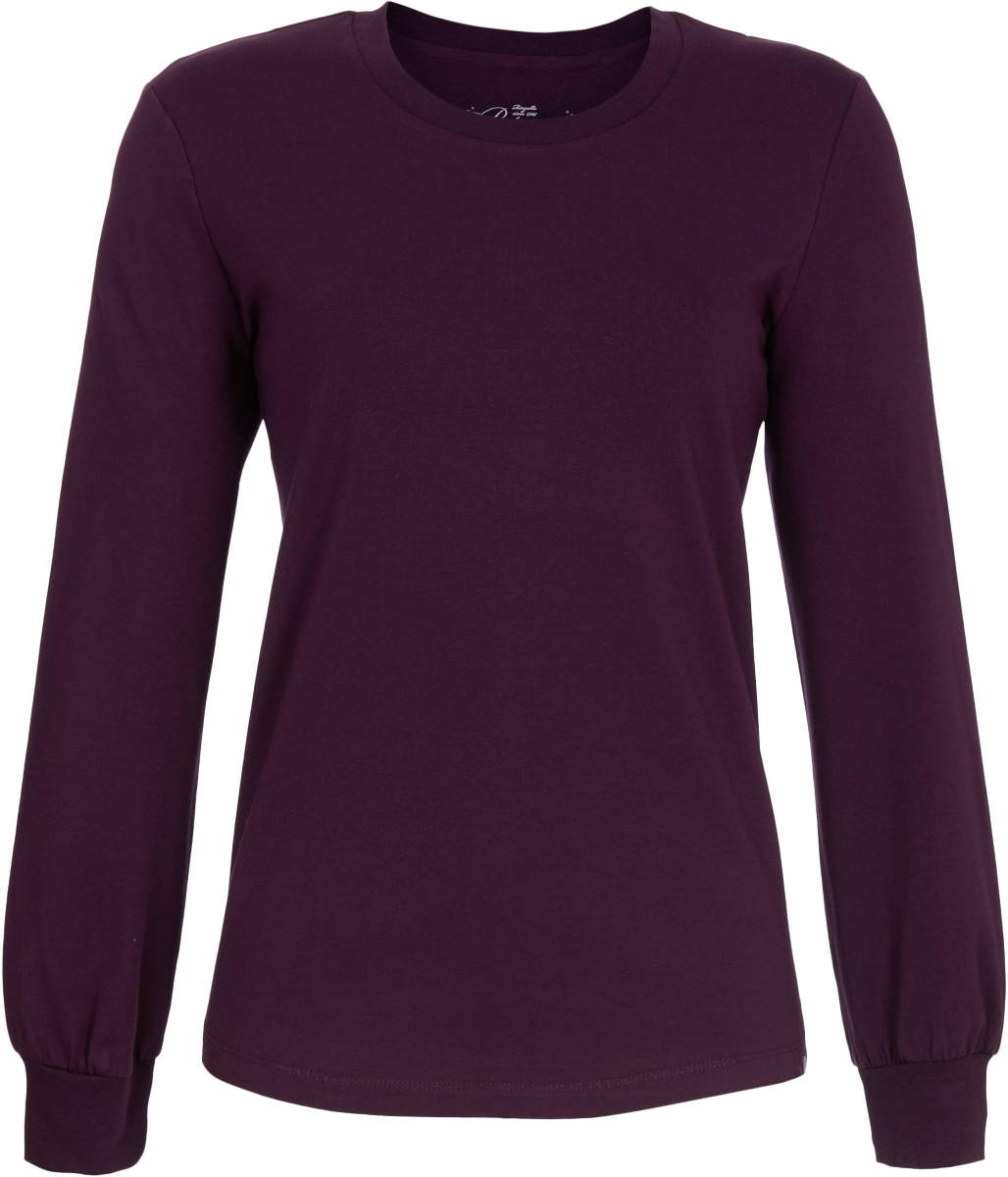 Paars katoenen pyjamashirt Ringella