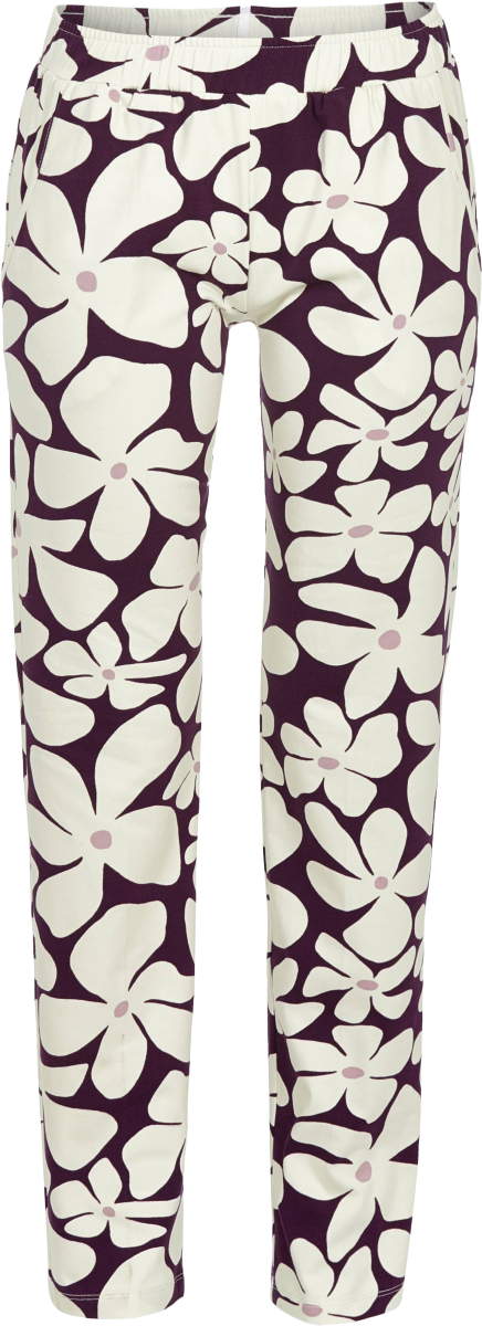 Paarse pyjamabroek bloemen Ringella