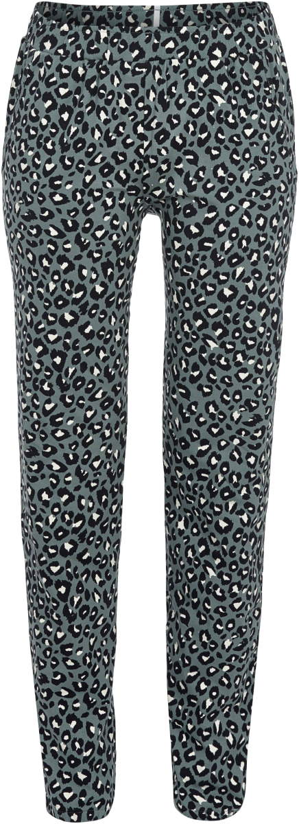 Blauwe panterprint pyjamabroek Ringella