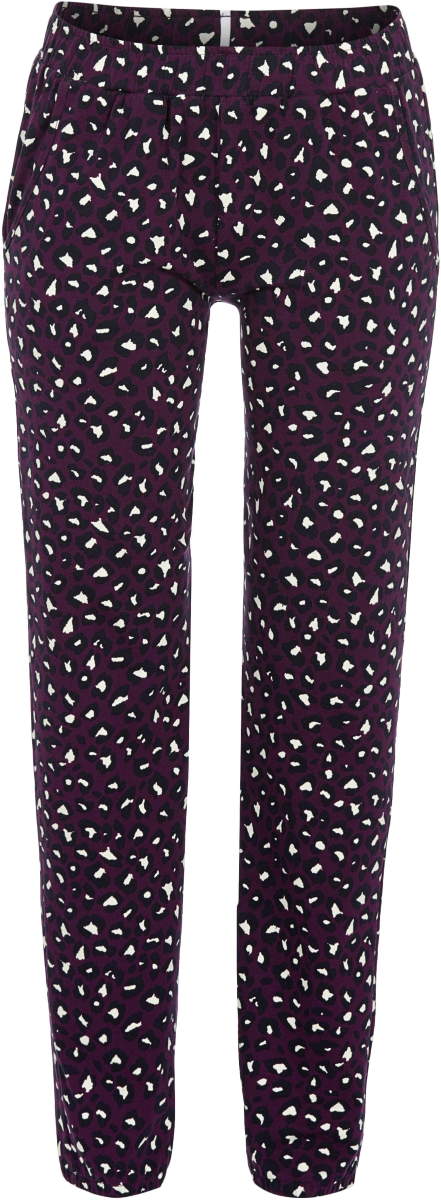 Paarse panterprint pyjamabroek Ringella