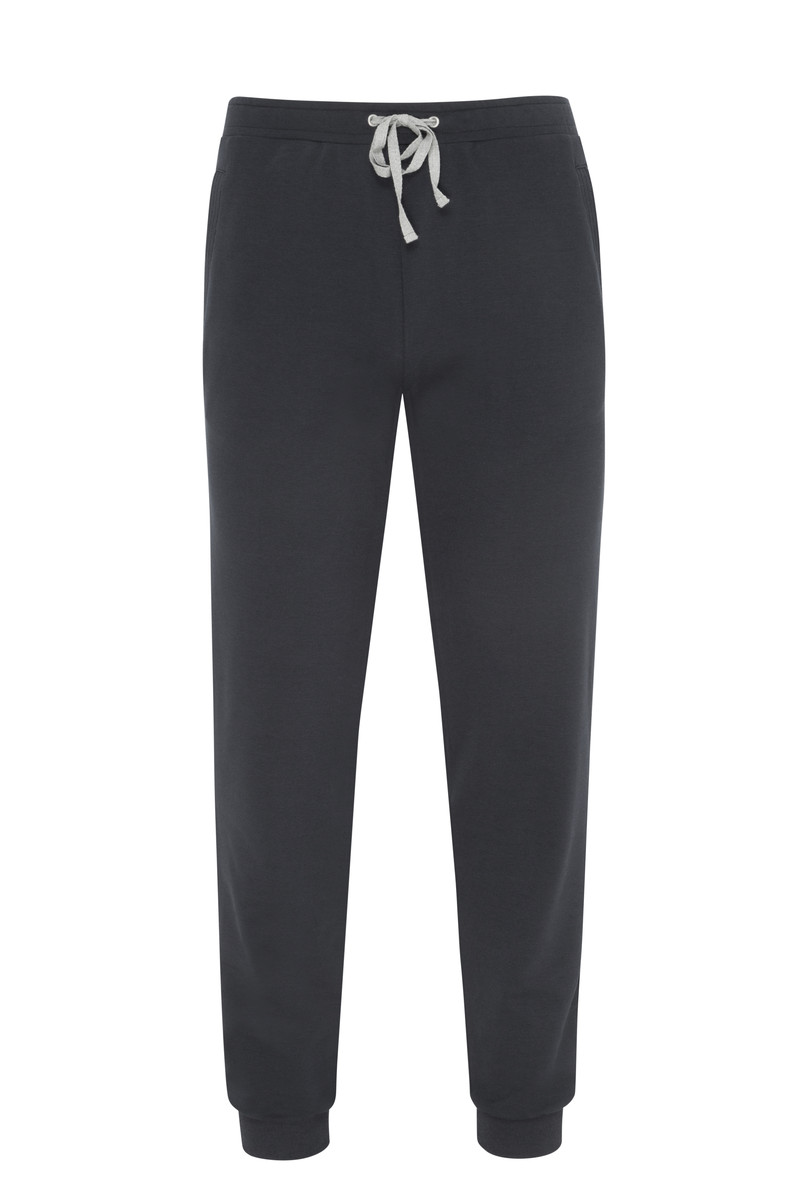 Heren joggingbroek met boorden zwart