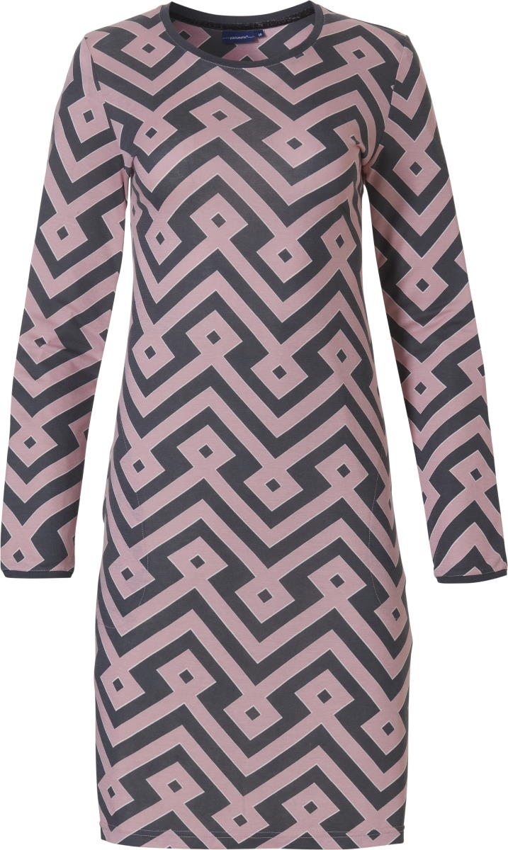 Roze grijs nachthemd Pastunette