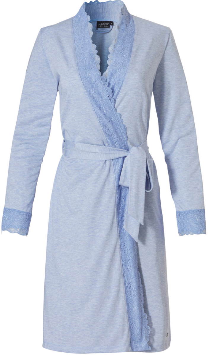 Licht blauwe badjas Pastunette