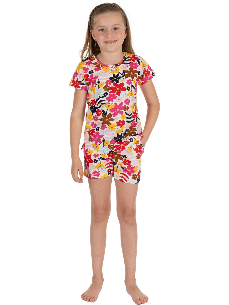 Vrolijke katoenen meisjes shortama