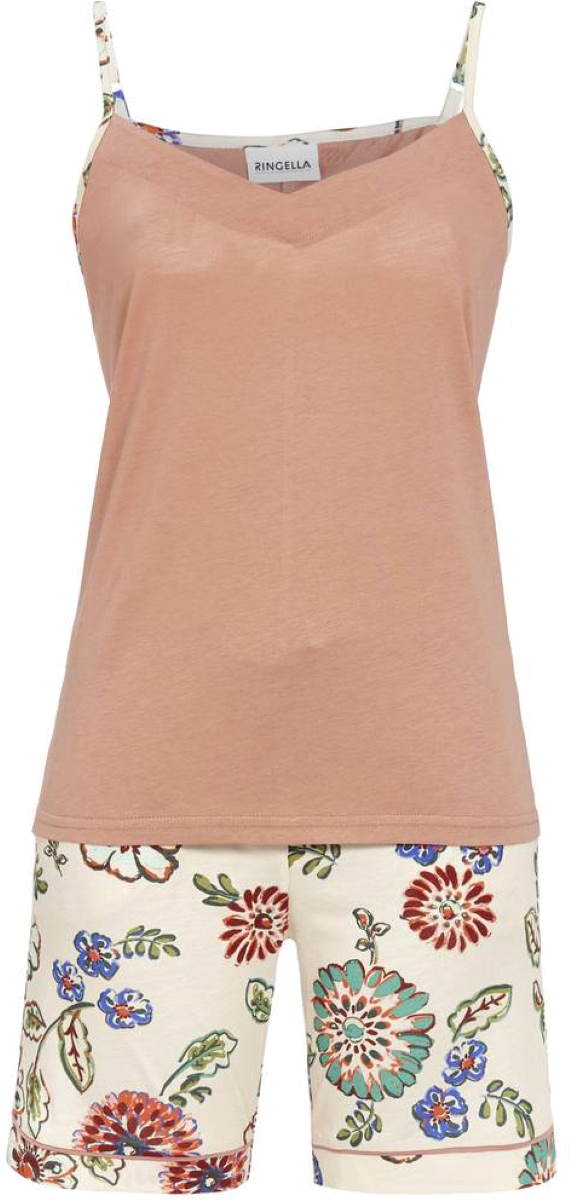 Bonte bloemen shortama Ringella