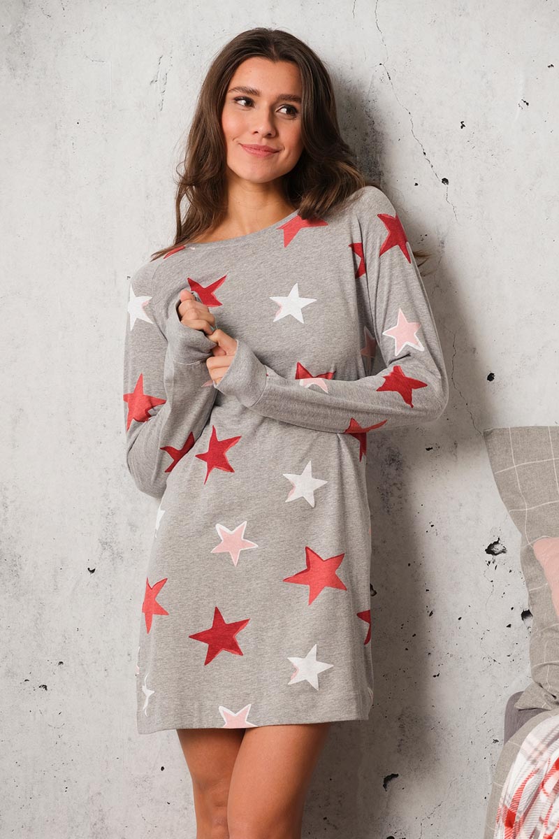 Dames nachthemd sterren Rebelle