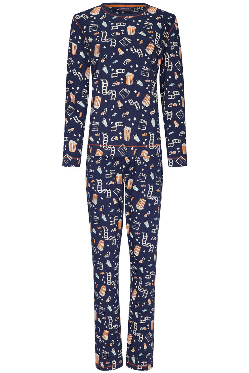 Warme pyjama interlock popcorn Robin