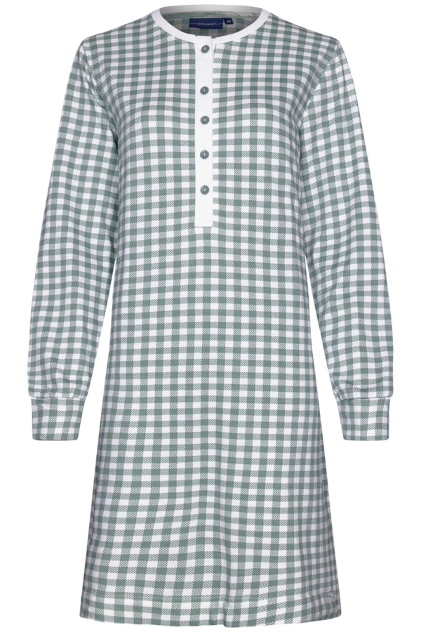 Warm groen ruiten nachthemd