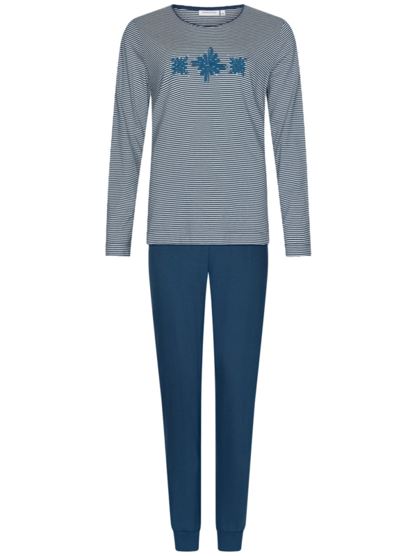 Duurzame katoenen pyjama ijskristal