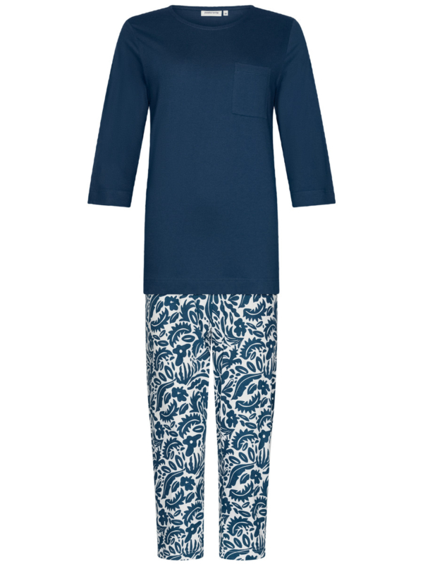 Organische flora pyjama katoen