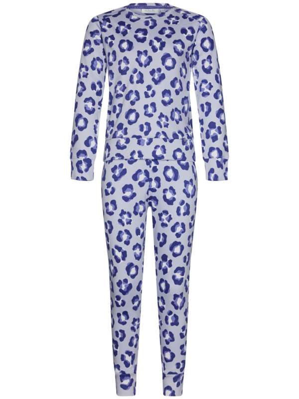 Warme meisjes pyjama panterprint