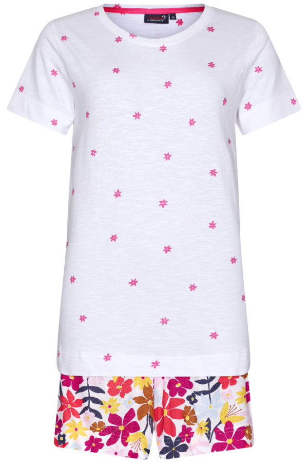 Vrolijke bloemen shortama Rebelle