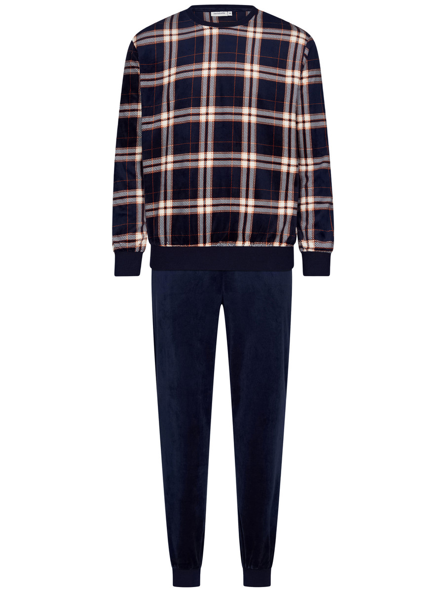 Velours heren pyjama Pastunette
