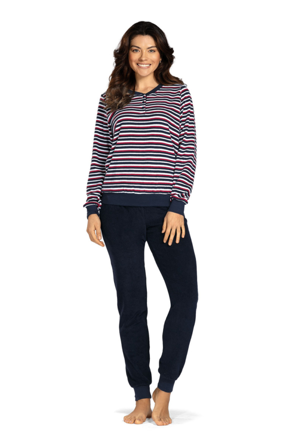 Badstoffen strepen pyjama Comtessa