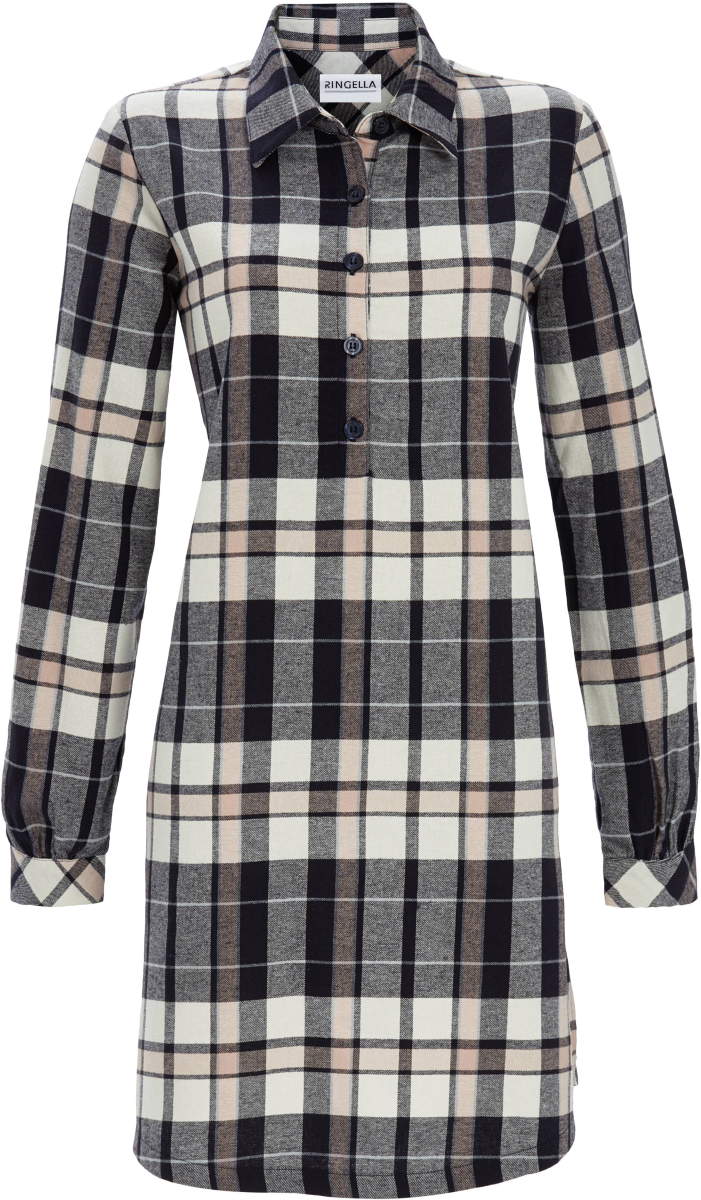 Flanellen nachthemd Ringella ruiten