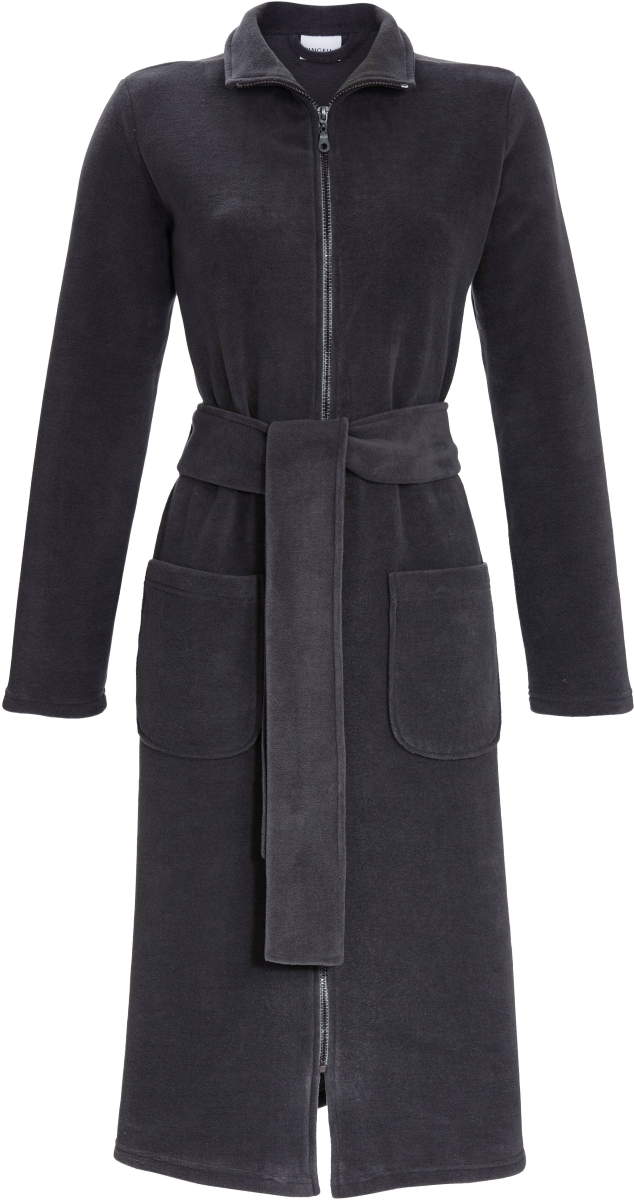 Grijze fleece badjas Ringella