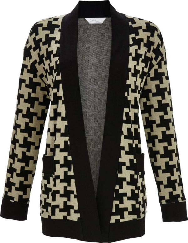 Vest abstract pied de poule