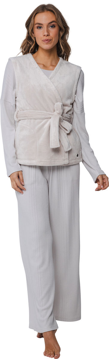 Wit lounge vest fleece