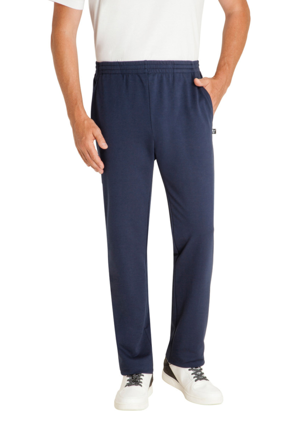 Comfortabele heren vrijetijdsbroek blauw