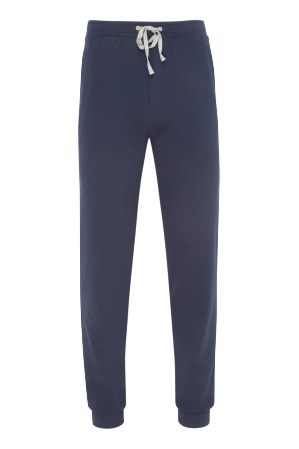 Heren joggingbroek met boorden blauw