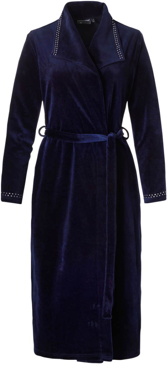 Donker blauwe badjas Pastunette