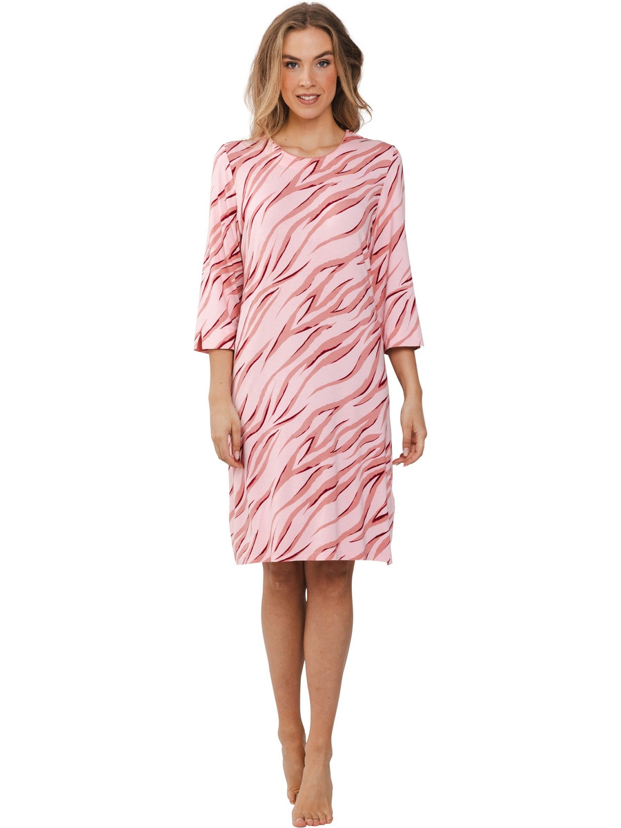 Duurzaam nachthemd roze zebra