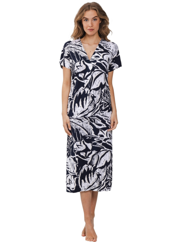 Lange strandjurk Pastunette bladeren