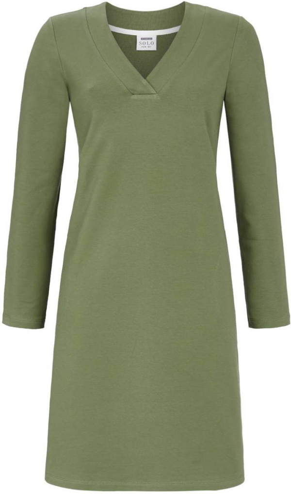 Olijfgroen nachthemd Ringella sweatstof