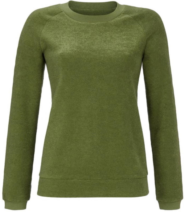 Warm olijfgroen pyjamashirt