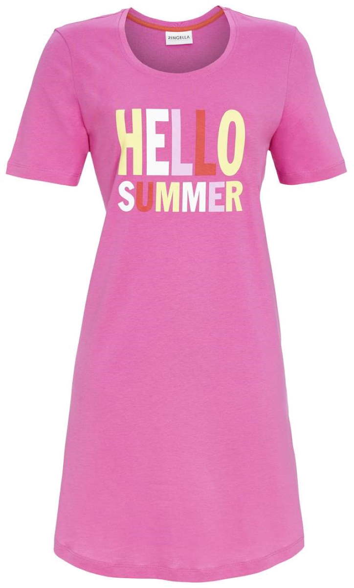 Roze nachthemd zomer katoen