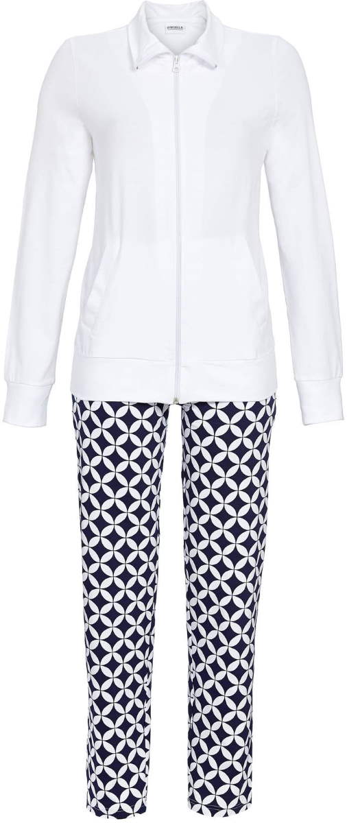 Wit Ringella huispak katoen