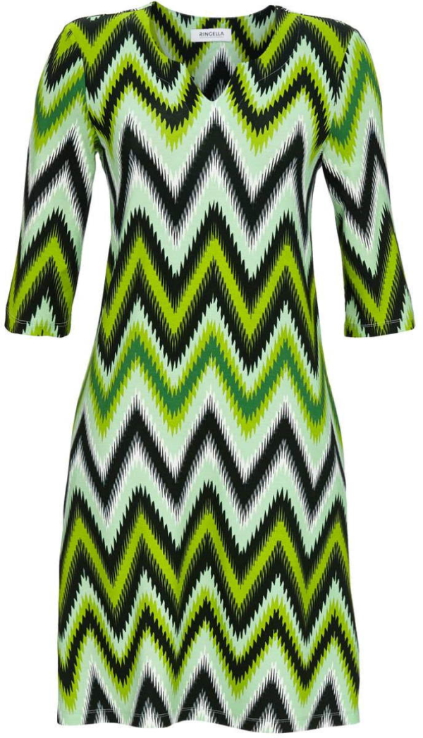 Zigzag strandjurkje blauw Ringella