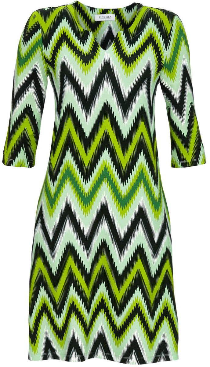 Zigzag strandjurkje blauw Ringella