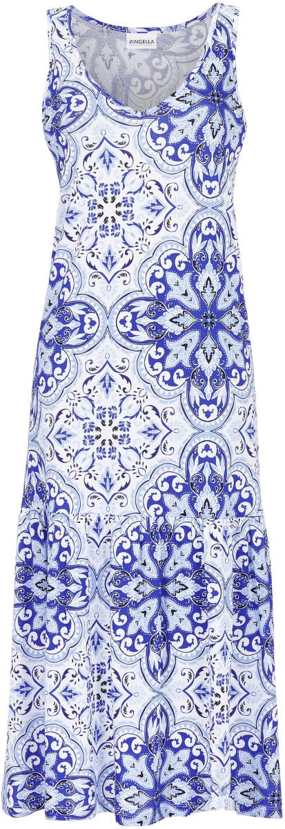 Elegante blauwe strandjurk Ringella