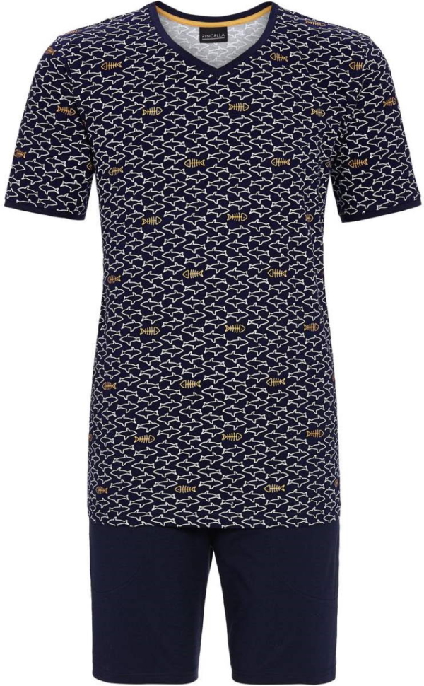 Nachtblauwe heren shortama haaien