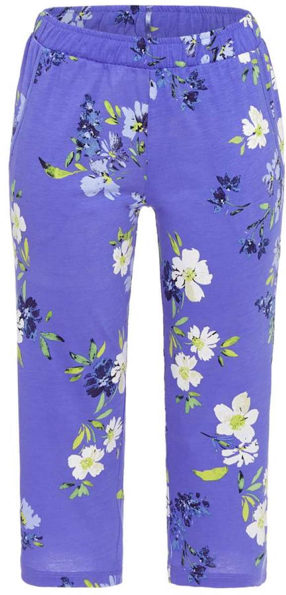 Blauwe gebloemde driekwartbroek Ringella