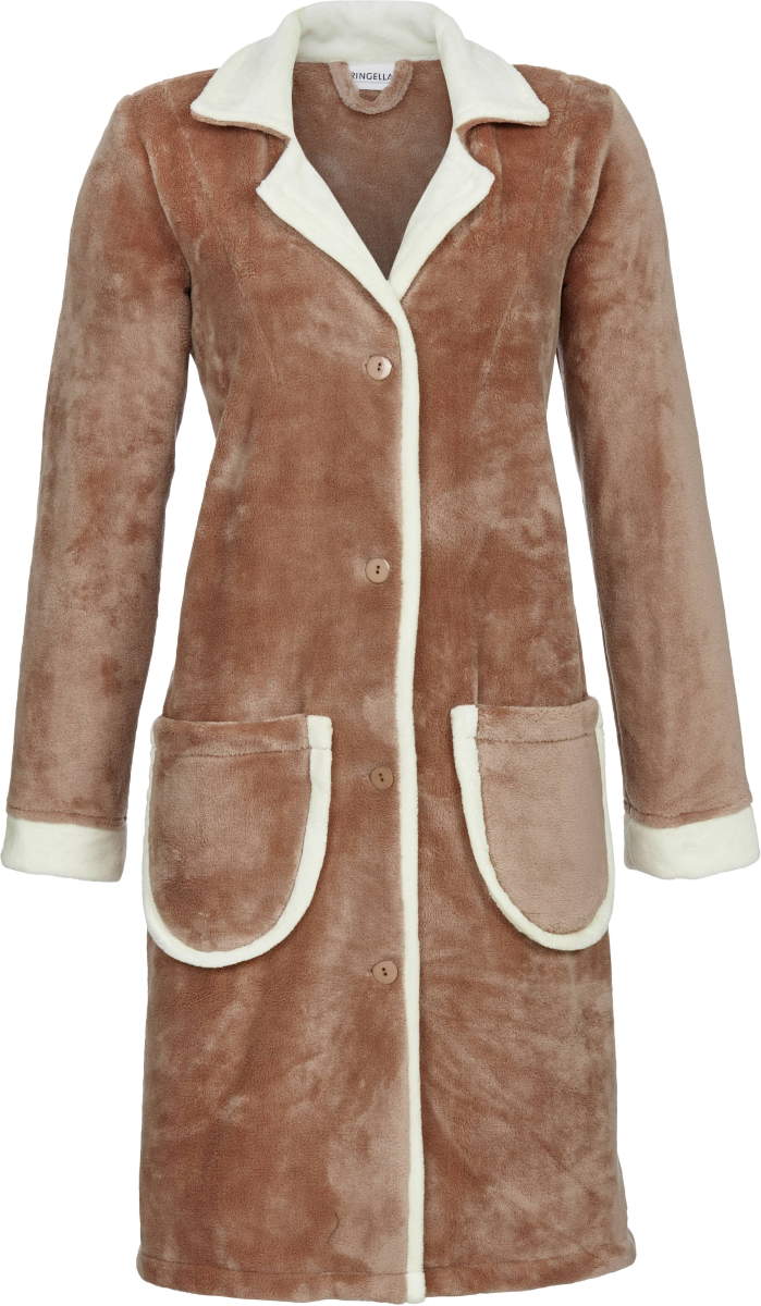 Roze fleece badjas Ringella