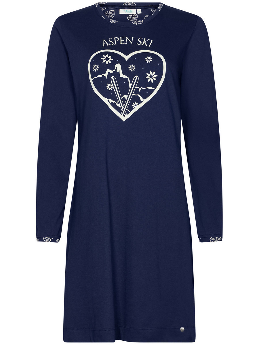 Katoenen nachthemd ski Rebelle