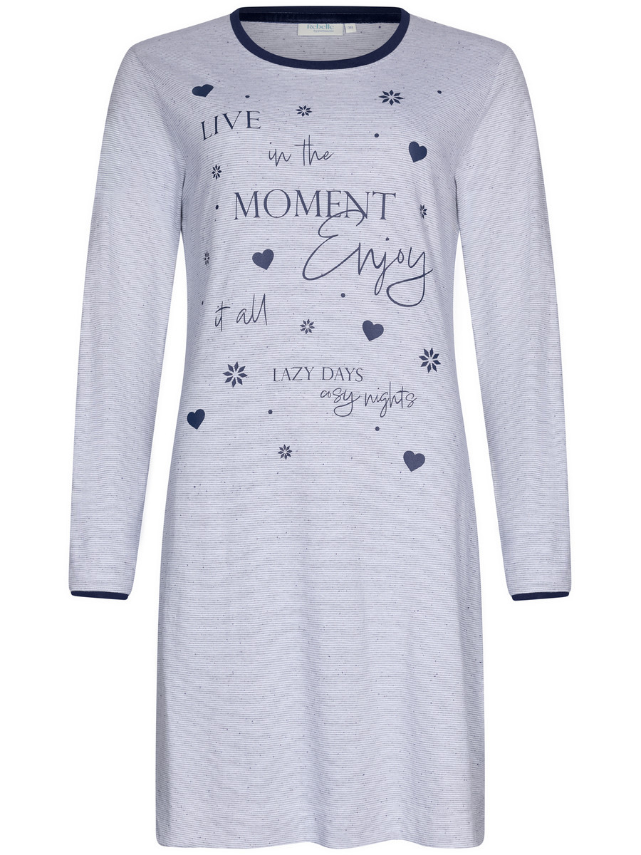 Grijs winters nachthemd Rebelle