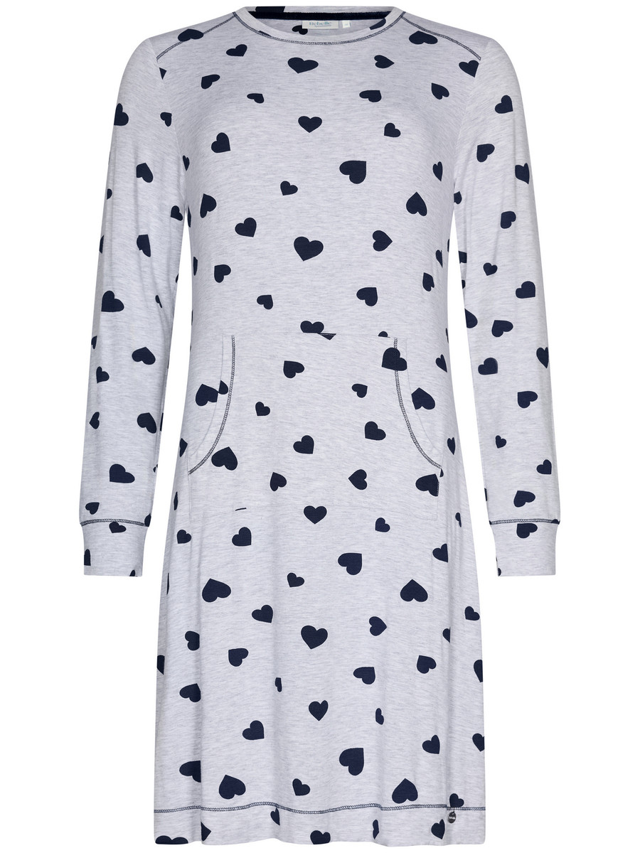 Grijs hartjes nachthemd Rebelle